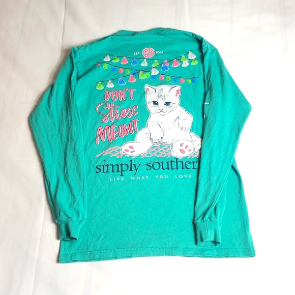 Long Sleeve Tshirt Cat Tee Cats 